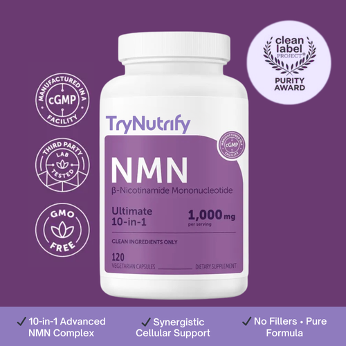 NMN Longevity Complex  Advanced 10-in-1 NAD+/60 Capsules