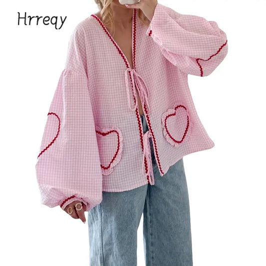 HeartSleeve™ - Long Sleeve Heart Embroidery
